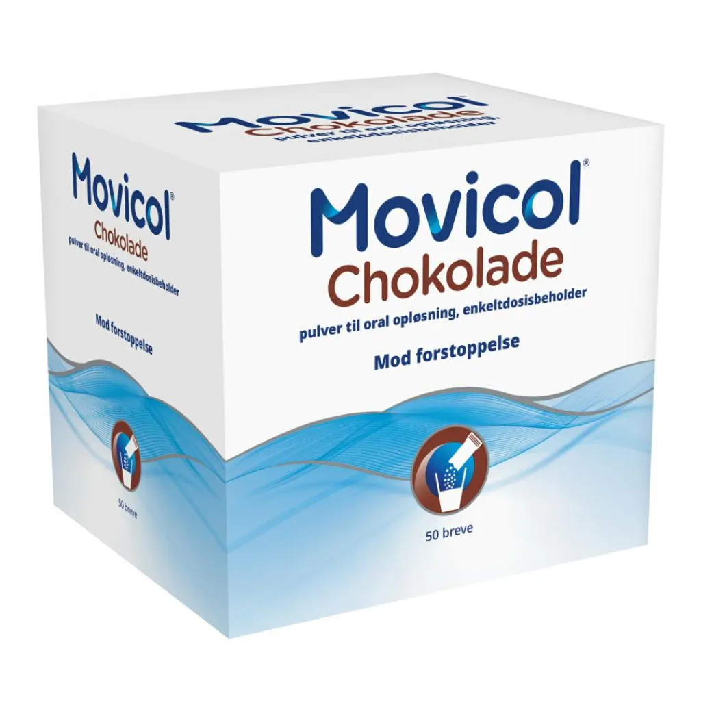 Movicol Forstoppelse|Forstoppelse<Pulverbreve Chokolade