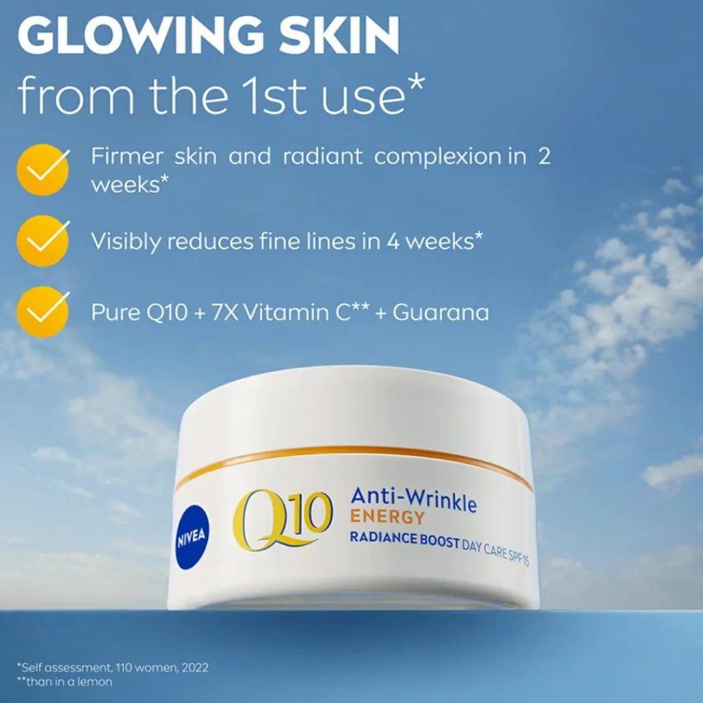 NIVEA Anti-Age<Q10 Energy Day Cream SPF 15