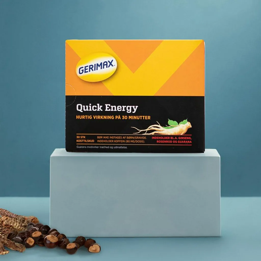Gerimax Ginseng|Ingredienser<Quick Energy