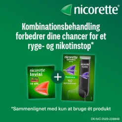 Nicorette® QuickMist Cool Berry 1 mg/spray, mundhulespray, opløsning< Nikotinspray|Rygestop