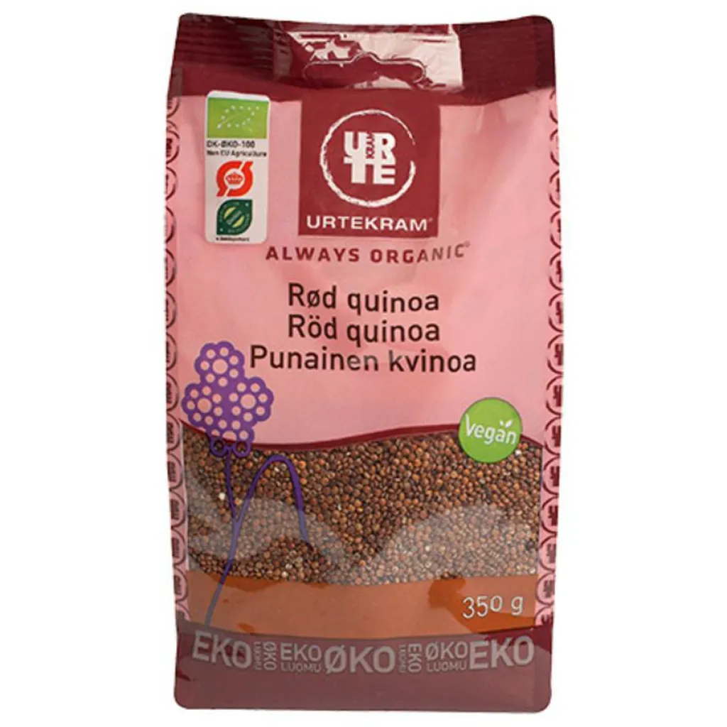 Urtekram Pasta, Ris & Bælgfrugter>Quinoa rød Ø