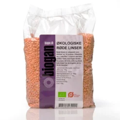 Biogan Pasta, Ris & Bælgfrugter>Røde splitlinser Ø