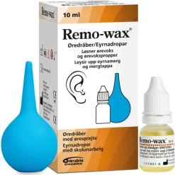 Remo-wax Ører<Øredråber m. sprøjte