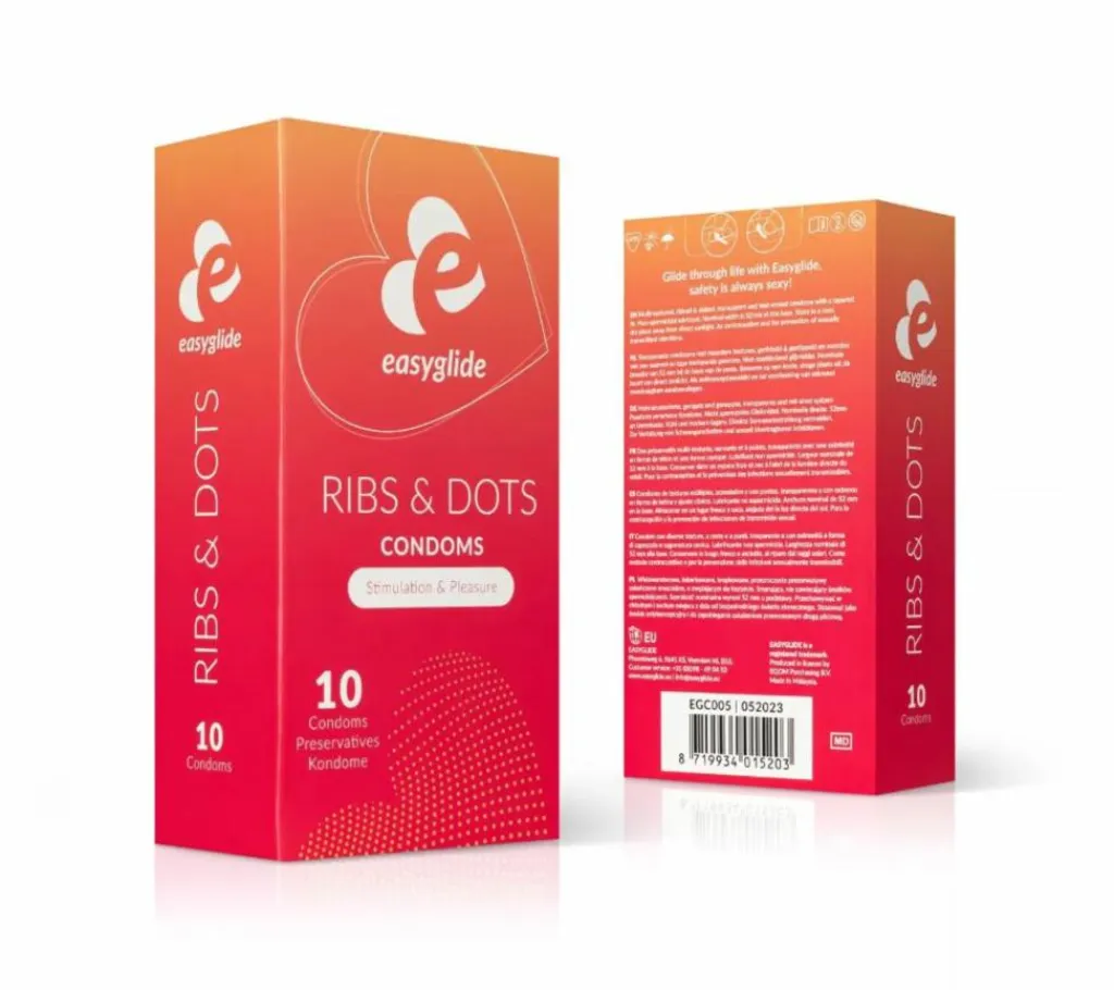 Easyglide Kondomer|Prævention>Ribs and Dots Kondomer