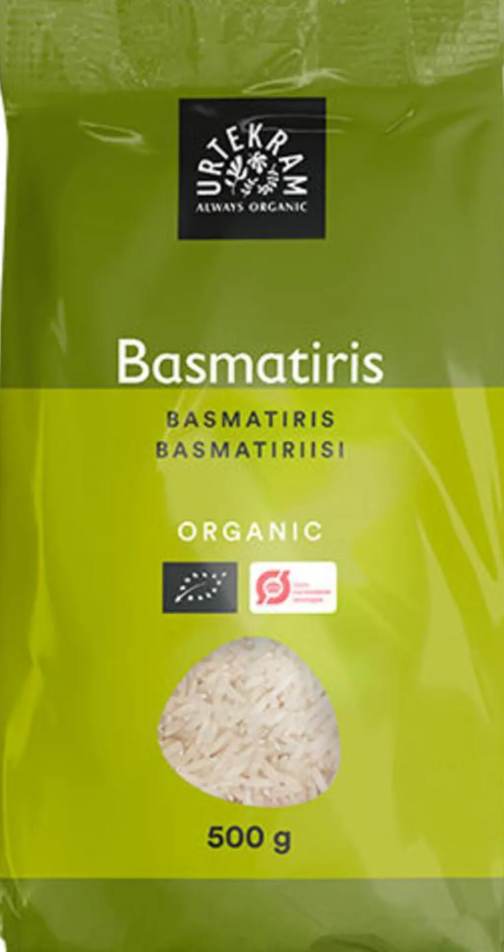 Urtekram Ris basmati hvide Ø< Pasta, Ris & Bælgfrugter