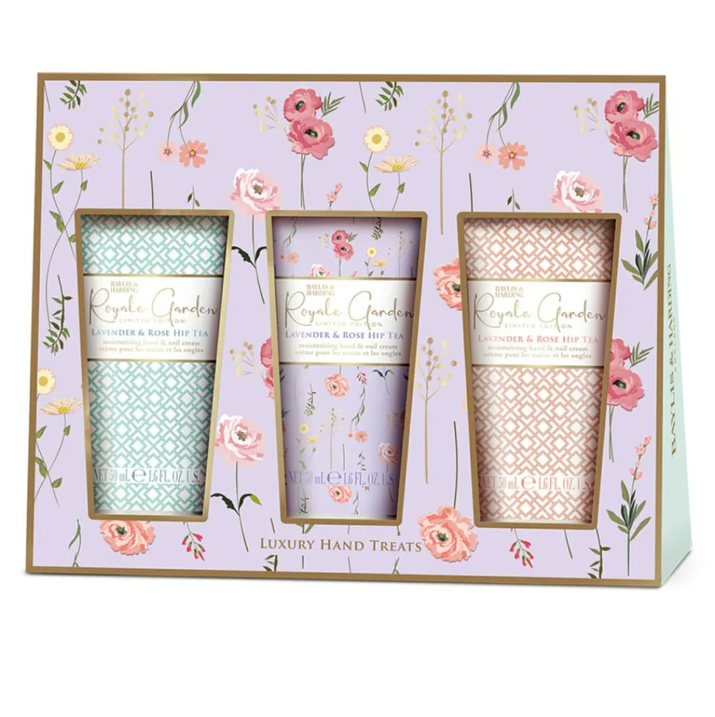 Baylis & Harding Gaveæsker|Hudpleje Gaveæsker<Royale Garden Luxury Hand Treatment Gaveæske