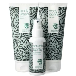 Australian Bodycare Hudpleje Til Gravid Og Nybagt Mor|Hudpleje Til Gravid Og Nybagt Mor<Sampak - 3 Produkter Mod Kløe Og Irriteret Hud På Kroppen