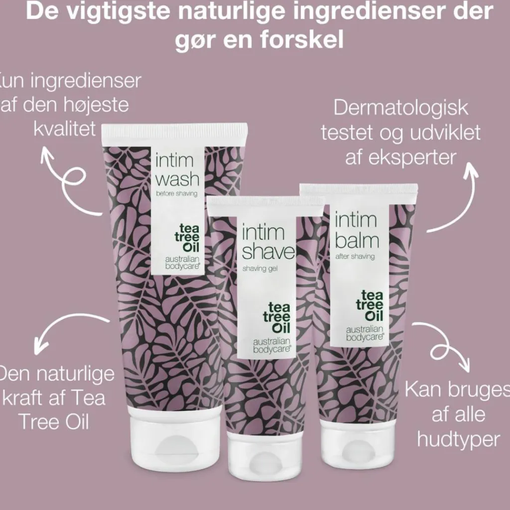 Australian Bodycare Sampak Intimbarbering< Skum, Sprit & Gel|Intimpleje