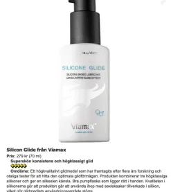 Viamax Silicone Glide glidecreme< Glidecreme|Glidecreme