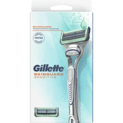 Gillette Skrabere & Blade<SkinGuard barberskraber + 1 barberblad
