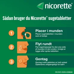 Nicorette® Nikotintabletter|Rygestop<Sugetablet Cooldrops Icymint 4 mg