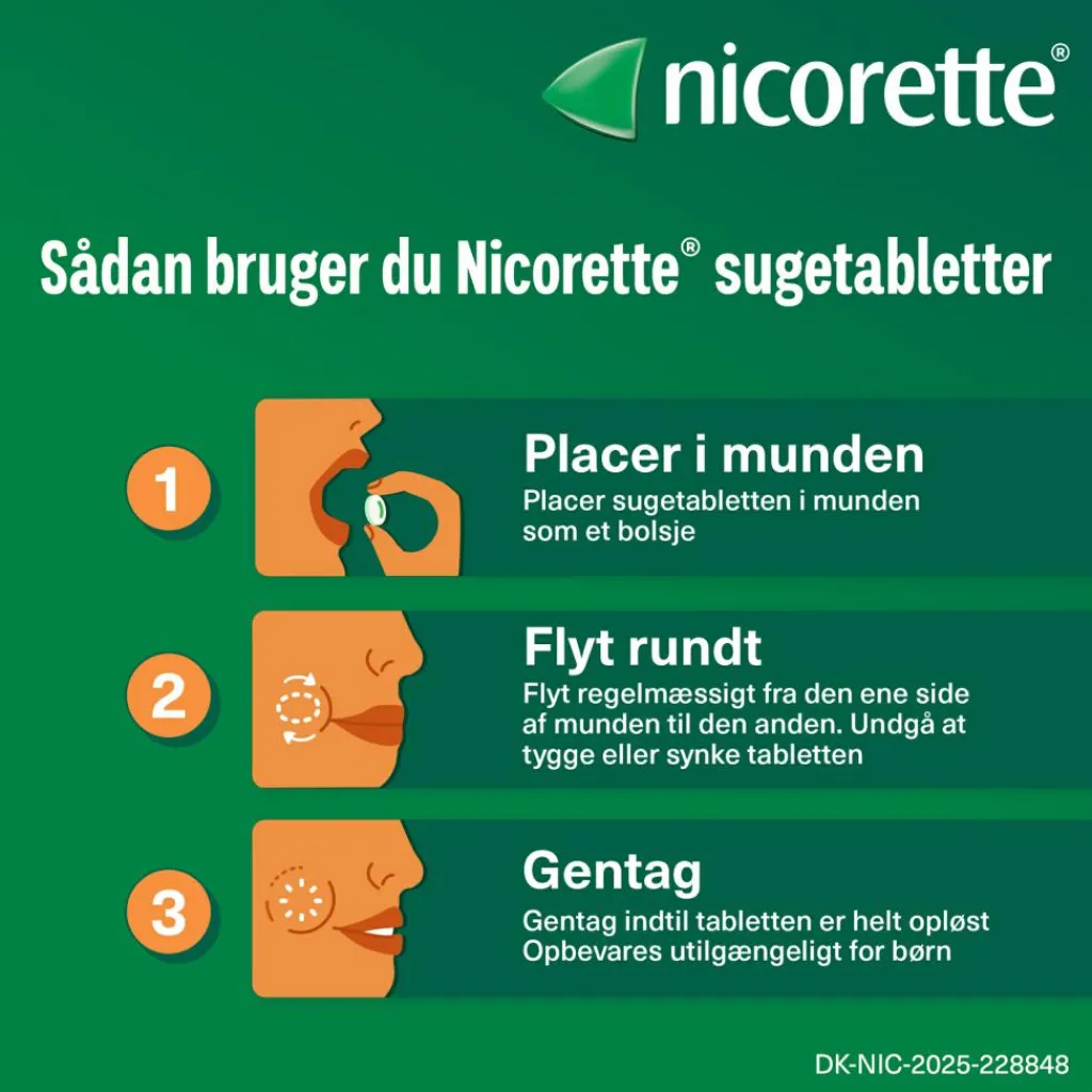 Nicorette® Nikotintabletter|Rygestop<Sugetablet Cooldrops Icymint 4 mg