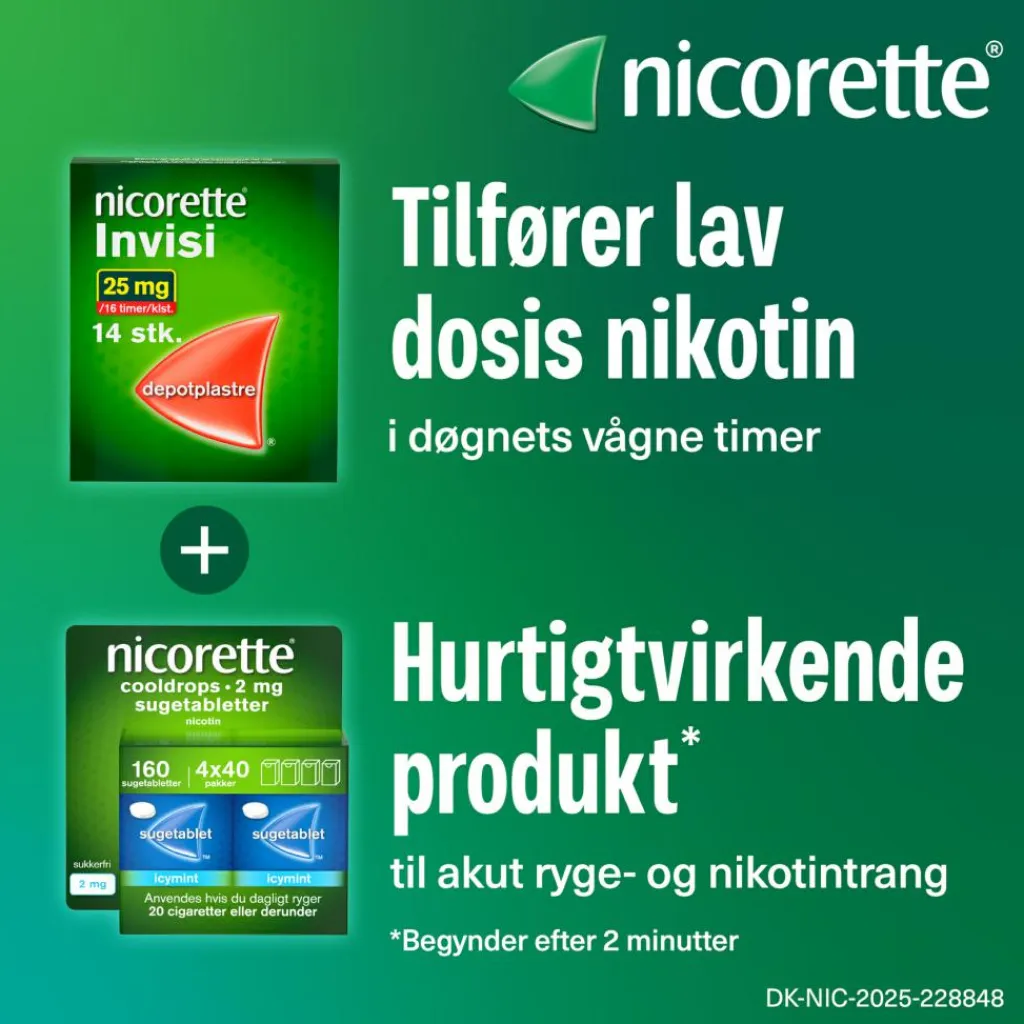 Nicorette® Nikotintabletter|Rygestop<Sugetablet Cooldrops Icymint 4 mg