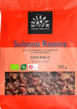 Urtekram Sultana Rosiner Ø< Tørret Frugt & Nødder