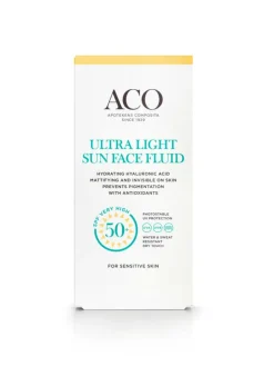 ACO Solcreme|Solpleje<Sun Face Ultra Light Fluid SPF 50
