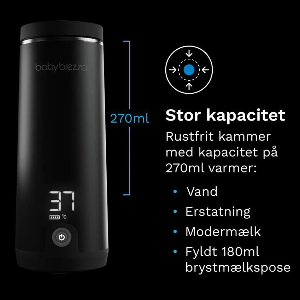 Baby Brezza Sutteflasker & Tilbehør>Superfast Portable Bottle Warmer