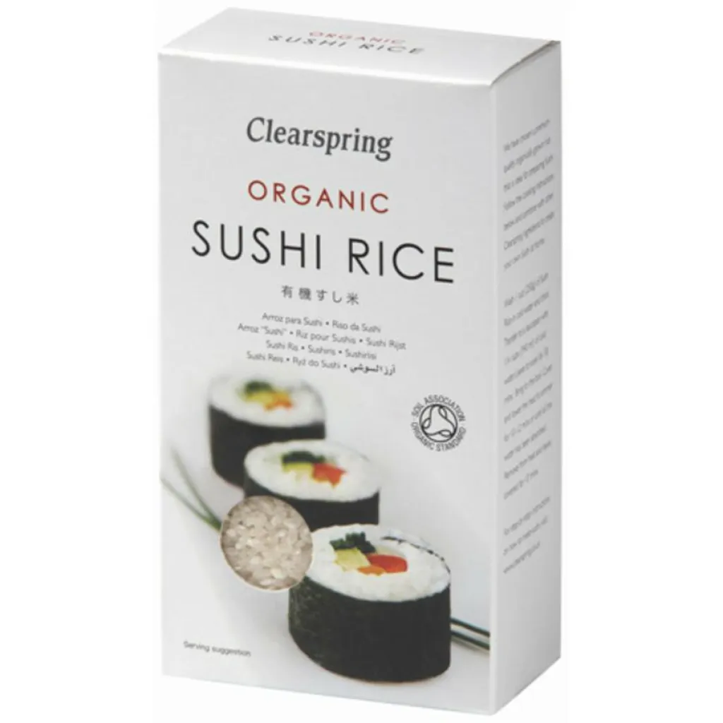 Clearspring Pasta, Ris & Bælgfrugter<Sushi Rice Ø