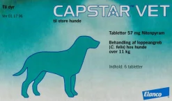 Capstar Vet Tablet til Hund og Kat< Flåter & Lopper|Flåter & Lopper