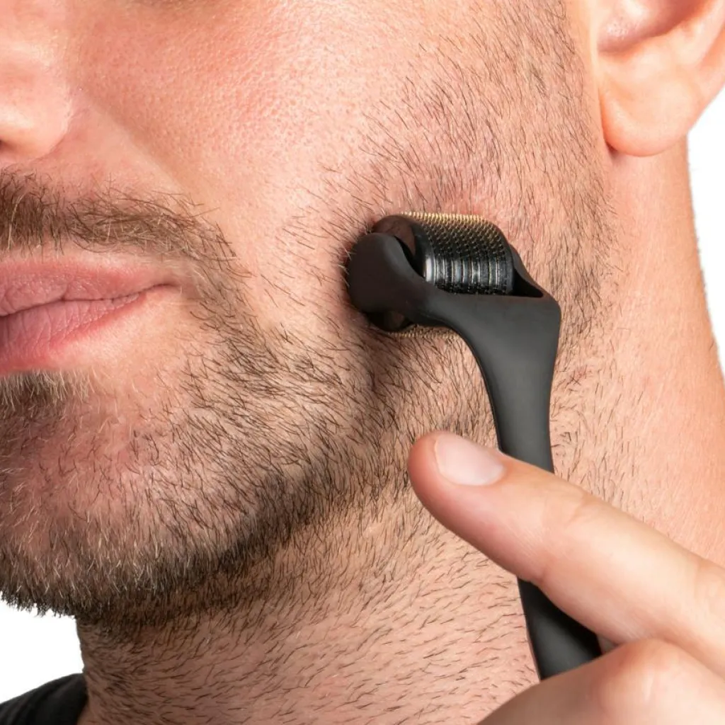 Copenhagen Grooming Øvrigt>The Beard Roller - Skægvækst-stimulerende derma rulle