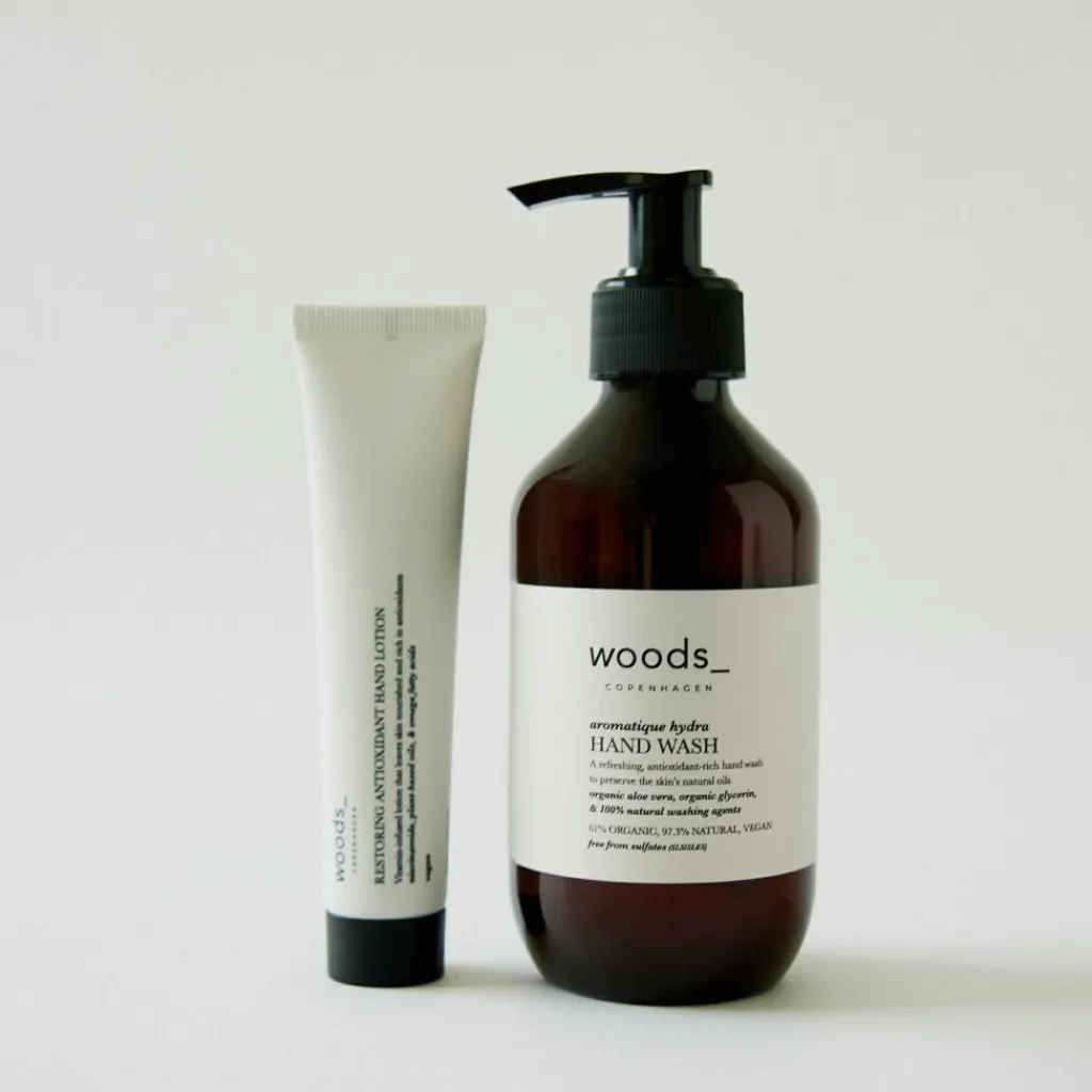Woods Copenhagen Gaveæsker|Hudpleje Gaveæsker<The Essential Hand Care Routine Try Me Duo Gaveæske