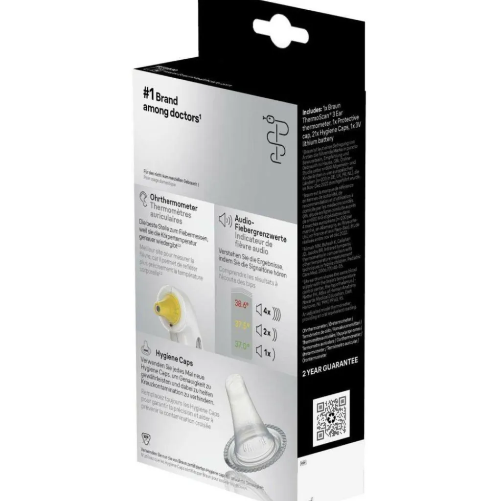 Braun ThermoScan 3 Øretermometer<Børn Termometre|Øretermometre