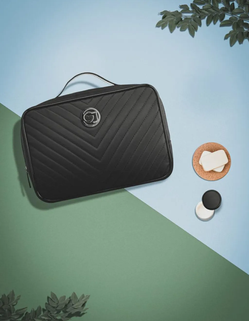 Gillian Jones Toilettasker|Tasker & Punge>Traincase m. 2 Rum