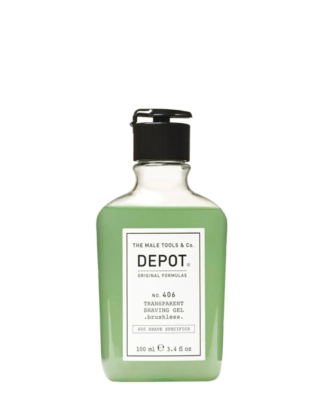 DEPOT Transparent Shaving Gel Brushless< Skum, Sprit & Gel|Barberskum & Gel