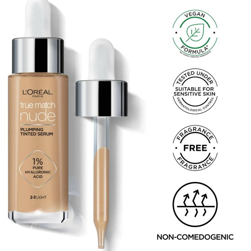 L'Oréal Paris Foundation|Serum<True Match Nude Plumping Tinted Serum