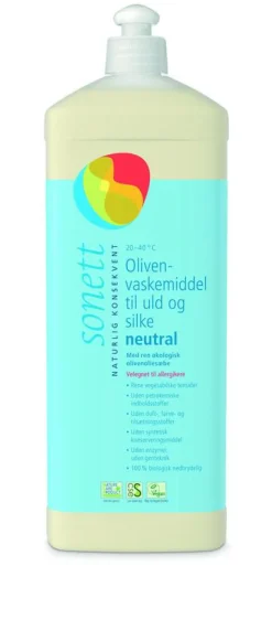 Sonett Vaskemiddel til uld/silke< Tekstilpleje