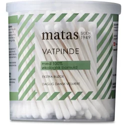 Matas Striber Vat & Vatpinde|Renseprodukter<Vatpinde med Papir
