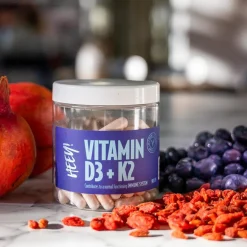Heey! Vitamin D3/K2 + Superfruits< D-Vitamin
