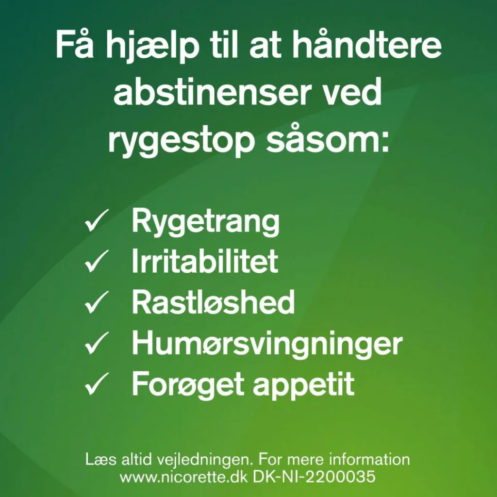 Nicorette® Whitemint 2 mg medicinsk tyggegummi< Nikotintyggegummi|Rygestop