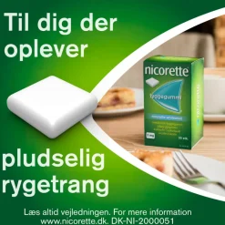 Nicorette® Whitemint 2 mg medicinsk tyggegummi< Nikotintyggegummi|Rygestop