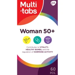 Multi-tabs Woman 50+< Kosttilskud Til Kvinder|Multivitaminer