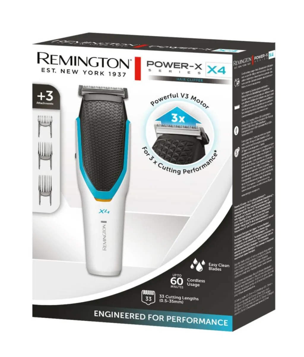 Remington Hårklippere|Hårtrimmere>X4 Power-X Series Hair Clipper