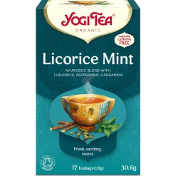 Yogi Te<Tea Liquorice Mint Ø